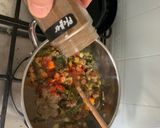 A picture of step 9 of Tuscan Soup.