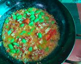 Foto langkah ke 4 dari resep Tumis Bunga Pepaya Plus Teri dan Pete anti pahit.