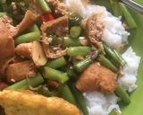 Foto langkah ke 4 dari resep Oseng buncis tahu simpel.