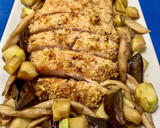Foto del paso 4 de la receta: Pollo con panko al horno con crema de hongos