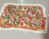 Foto del paso 2 de la receta: Rollitos de hojaldre al estilo pizza con huevo de codorniz