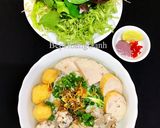 Hình bước làm 3 của món Bún Mọc