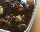 A picture of step 6 of Ayamase sauce.