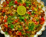 A picture of step 7 of Protein Chaat – Whip Up a Quick Chaat Using Green Moong, Peanuts, and Chickpeas.