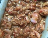 Foto langkah ke 4 dari resep Sate Ayam Pedas Manis Teflon.
