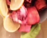 Une image de l'étape 2 de Jus Grenade🍅 hibiscus citron vert🥭.