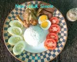 Foto langkah ke 4 dari resep Nasi Uduk Simple.