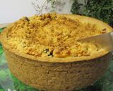 Φωτογραφία βήματος 8 της συνταγής Cheesecake φούρνου χωρίς γλουτένη με μύρτιλλα
