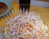 Foto del paso 7 de la receta: Tacu Tacu de Frejol Canario con Trucha frita y Ensalada