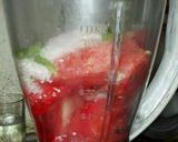 A picture of step 2 of Mint watermelon juice.