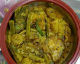 সজনে ডাঁটা দিয়ে কাতলা মাছের ঝোল(sojne data diye katla macher jhol recipe in Bengali) রেসিপি ধাপ - 6 ছবি
