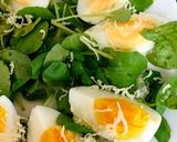 A picture of step 1 of A Boiled Egg With a Difference By Hussains Kitchen on FB.