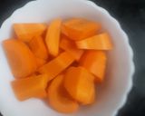 A picture of step 1 of Carrot juice.
