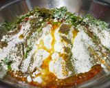 A picture of step 1 of Methi parantha.