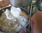Foto del paso 4 de la receta: Tortellini de 4 Quesos con salsa de calabacín, puerro y Lacón