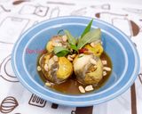 Hình bước làm 3 của món Hột Vịt Lộn Xào Me