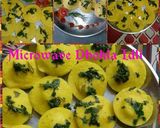 A picture of step 6 of Microwave dhokla idli style.