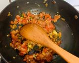 A picture of step 3 of Palak Khichdi.