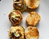 Gambar langkah 10 resipi Mini Burger Tofu Patty.