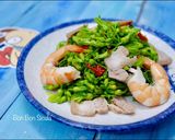 Hình bước làm 8 của món Gỏi Hoa Thiên Lý