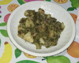 Foto del paso 5 de la receta: Col kale con ajos, patata y jamón