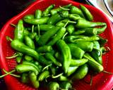 Green chilli chopped recipe step 1 photo