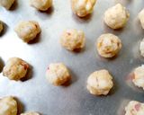 A picture of step 4 of Yam balls.