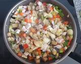 Foto del paso 3 de la receta: Calabacines redondos rellenos de pavo y verduras