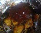 A picture of step 5 of Mix plate chaat.