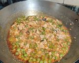 A picture of step 8 of Falahari Matar Paneer..
