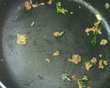 A picture of step 1 of Coriander leaves-spring onions-moong daal dry.