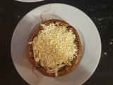 Pizza de champiñones portobello keto