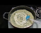 A picture of step 8 of Methi Mutter Malai.
