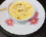 A picture of step 5 of Sago Flour Phirni.