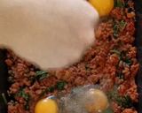 A picture of step 8 of Baked Mince and Spinach Eggs.