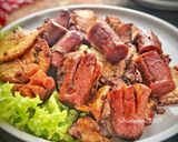 Foto langkah ke 3 dari resep Kentang-sosis saus Inggris.