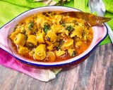 A picture of step 21 of Gatte ki sabzi.