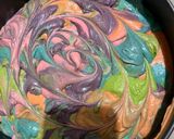 Foto langkah ke 8 dari resep Bolu marmer rainbow.
