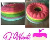 Foto langkah ke 4 dari resep Bolu Kukus Pelangi Tanpa Santan.