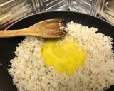 A picture of step 4 of Bacon and Egg Fried Rice.
