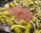 A picture of step 6 of Homestyle vegetarian plate meals.