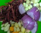 Gambar langkah 2 resipi Rendang Daging Kerbau.