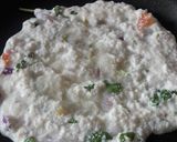 A picture of step 5 of Semolina /Rawa chilla..
