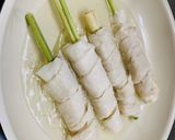 Hình bước làm 2 của món Ruột heo chay lụi sả