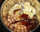 A picture of step 1 of #chutney & dip# Garlic Chutney.