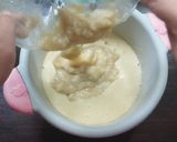 Foto langkah ke 4 dari resep Bolu pisang kukus.