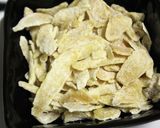 A picture of step 1 of Candied Ginger Burfi.