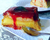 Foto del paso 9 de la receta: Pudin de galletas con fresas y flan instantáneo de vainilla
