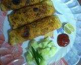 A picture of step 3 of Veg roll.
