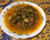 Une image de l'étape 25 de Soupe anti gaspi au chou, poireaux, navets, pommes de terre, tomate au lard.